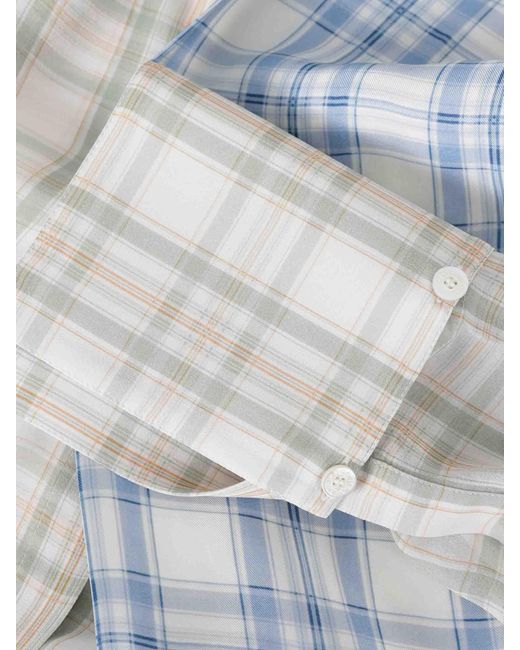 Acne Blue Blouse With Bow