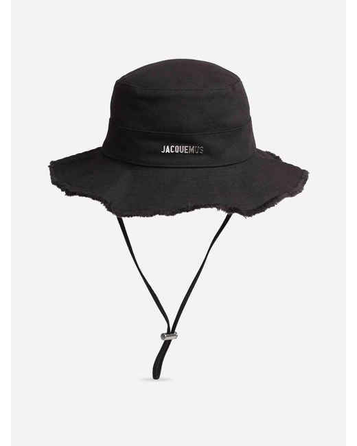 Jacquemus Black Le Bob Artichout Hat for men