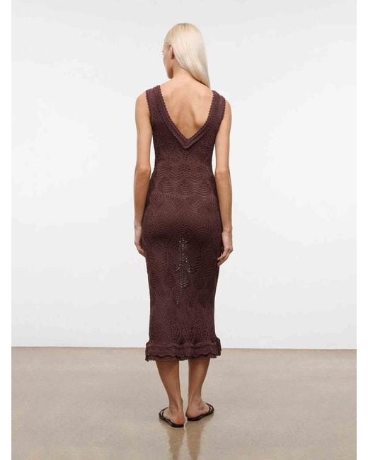 Staud Purple Roan Dress