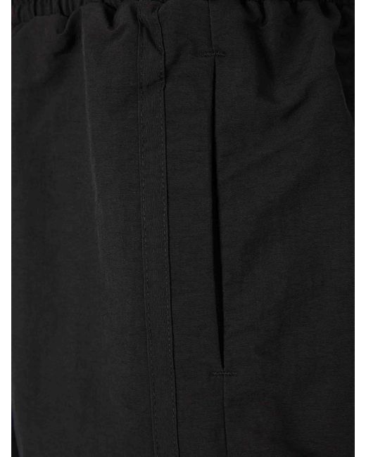 Rhude Black Nylon Logo Shorts for men