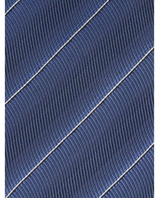 Tom Ford Blue Diagonal Stripe Tie for men