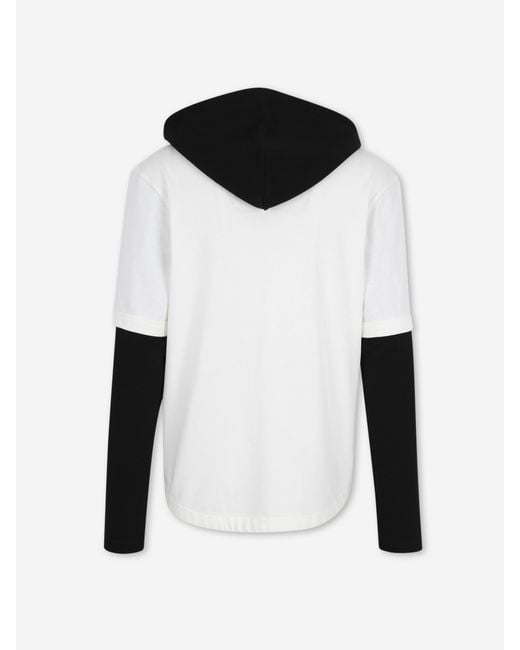 Jacquemus Black Letter Layered Sweatshirt for men