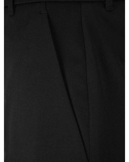McQueen Black Wool Dress Pants