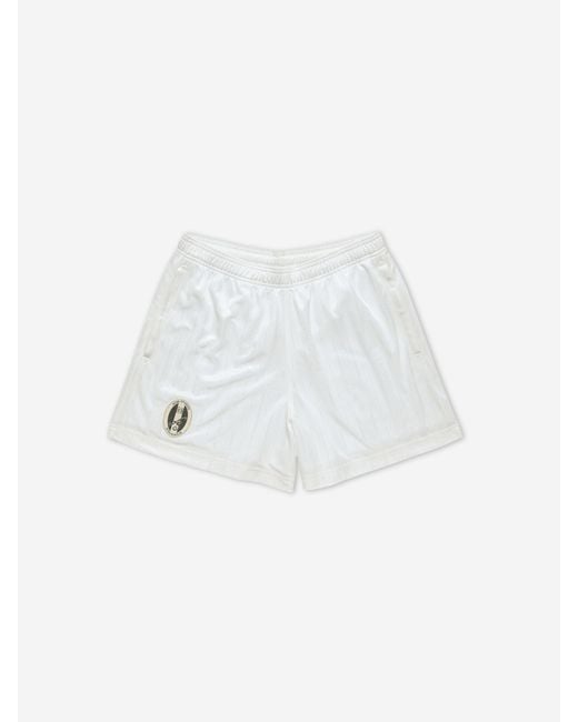 Acne White Technical Bermuda Shorts for men