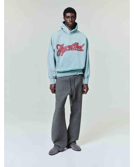 Fear Of God Green Classic Hoodie for men
