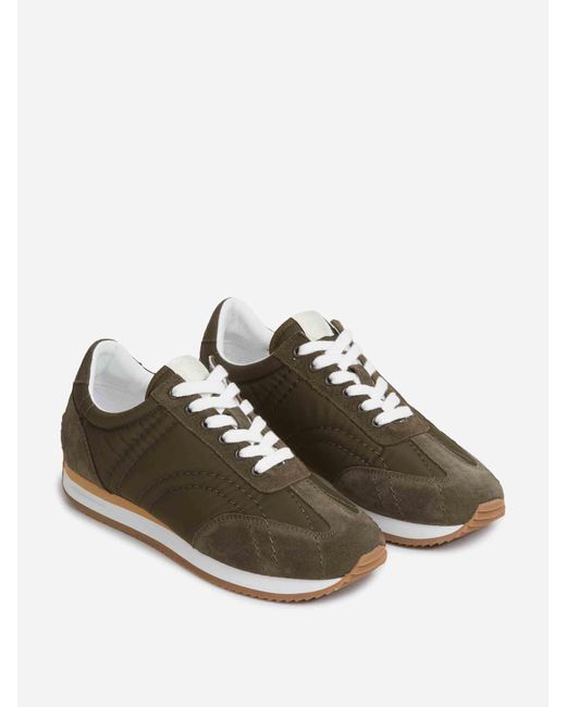 Totême Green Monogram Sneakers