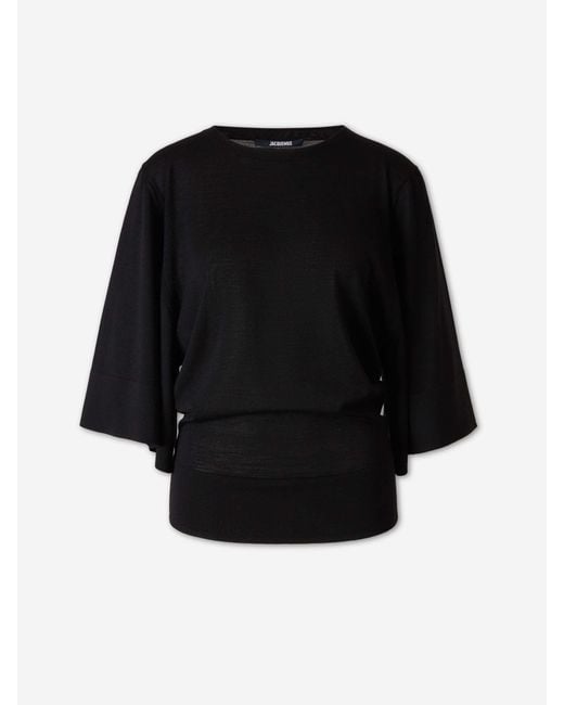 Jacquemus Black Top Point Mananco