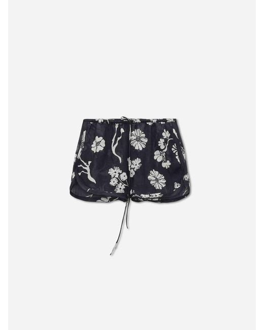 Dorothee Schumacher Blue Floral Daydream Shorts