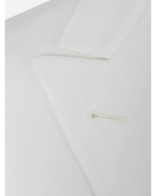 Canali White American Cross for men