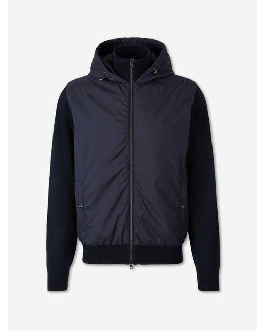 Herno Blue Casual Lightweight Jacket for men