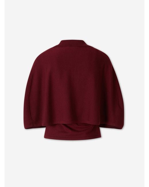 Jonathan Simkhai Red Polo Neck Sweater