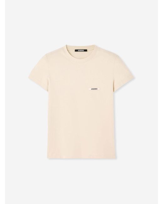 Jacquemus Natural Grosgrain T-Shirt