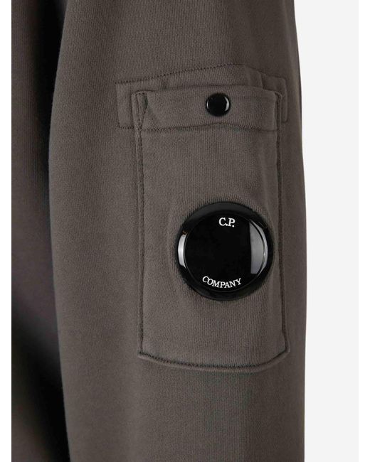 C P Company Gray Lens Hoodie for men