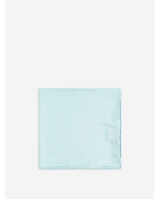 Tom Ford Blue Silk Pouch for men