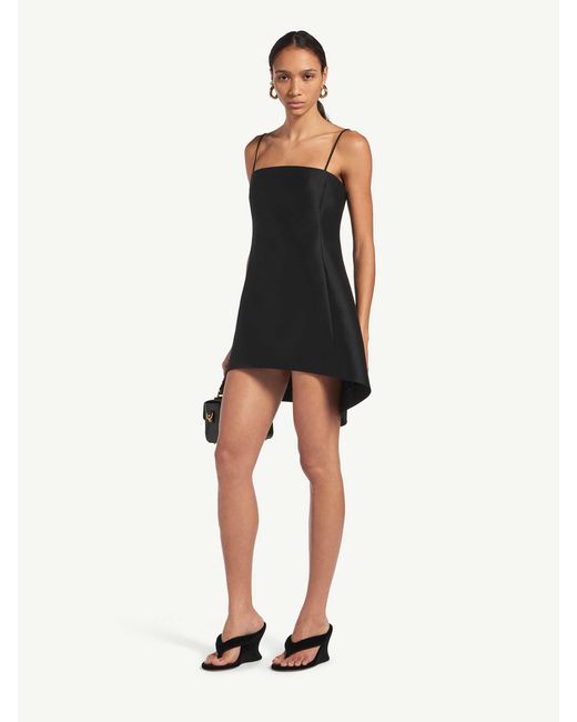Balenciaga Black Babydoll Strappy Dress
