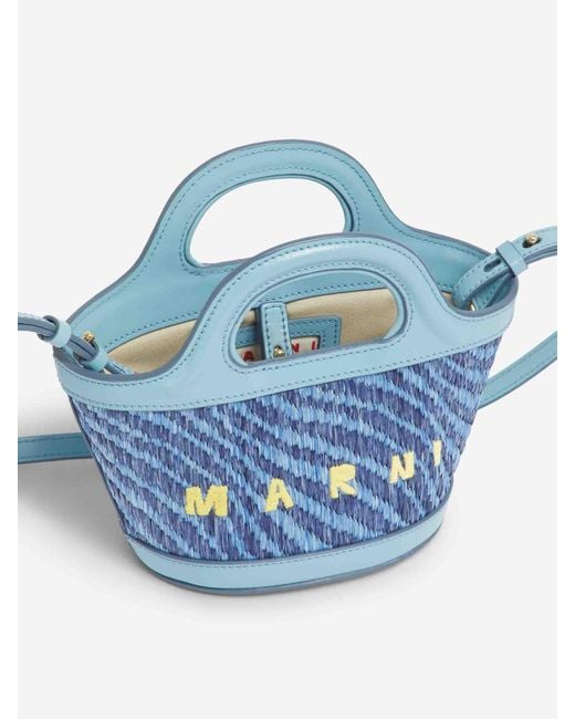 Marni Blue Tropicalia Micro Bag