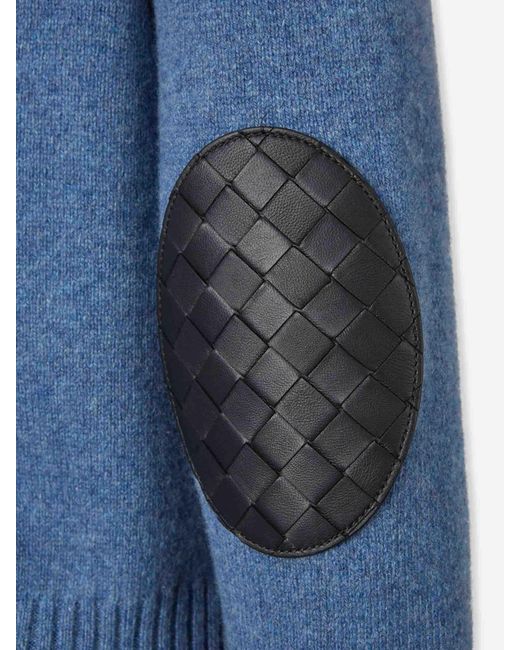 Bottega Veneta Blue Crew Neck Sweater