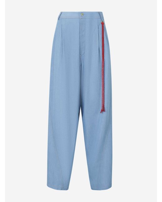 Pantaloni A Catena Phebe di DARKPARK in Blue