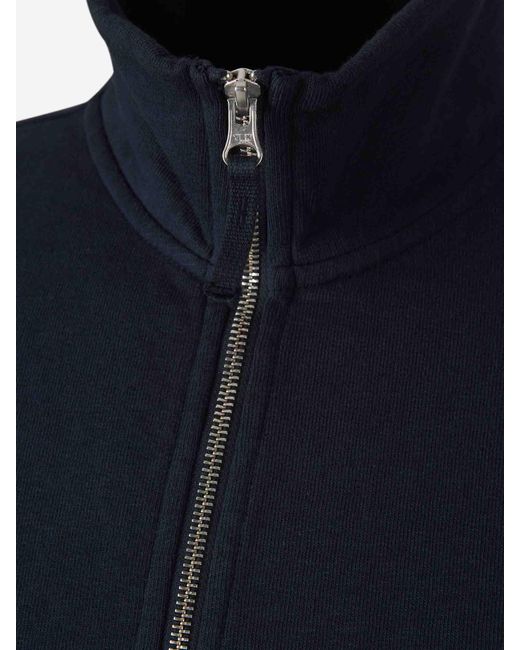 Sudadera Algodón Cremallera Stone Island de hombre de color Blue