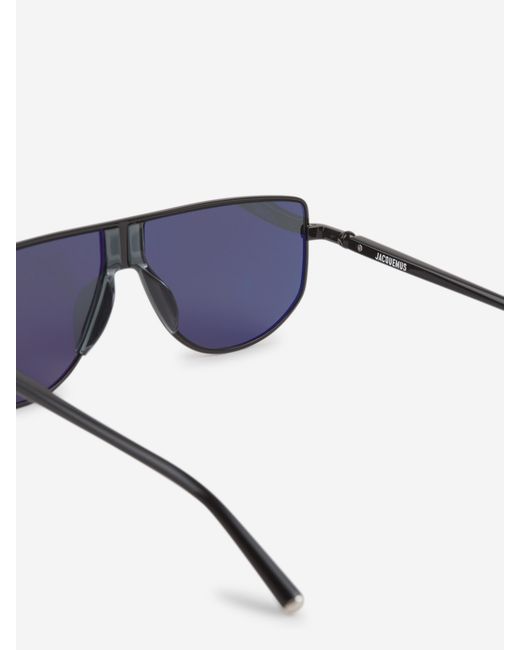 Jacquemus Gray Square Sunglasses for men