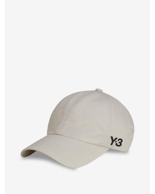 Y-3 White Y-3 Tech Cap for men
