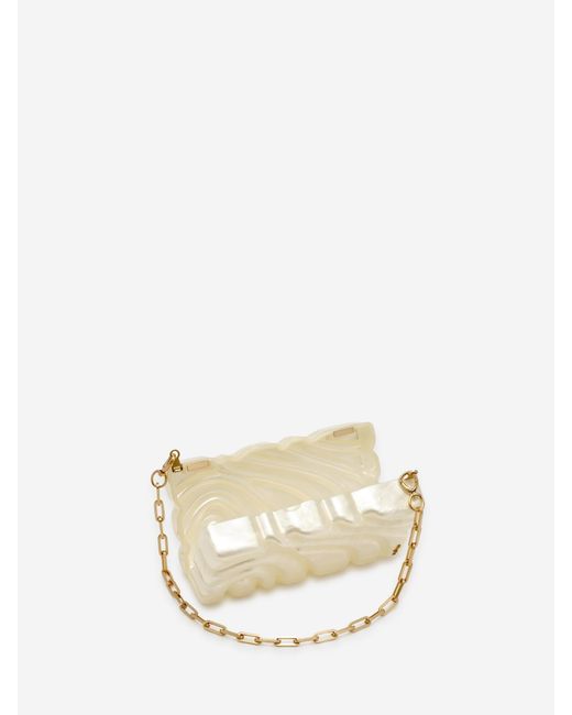 Cult Gaia Natural Aura Clutch Bag