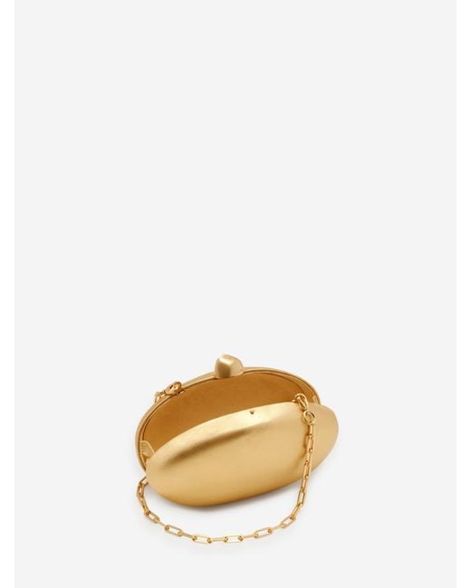Cult Gaia Natural Eviana Clutch