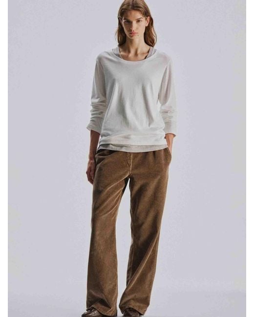 The Row White Long Sleeve T-Shirt for men