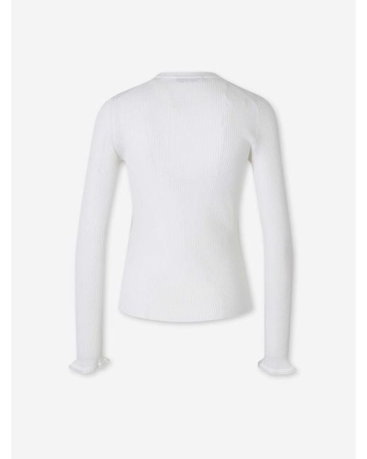 Dorothee Schumacher White Refined Essentials Cardigan
