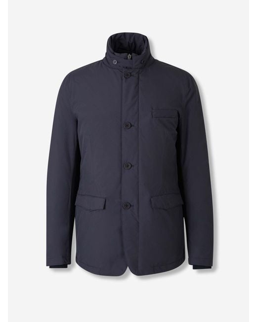Longue Doudoune Herno pour homme en coloris Blue
