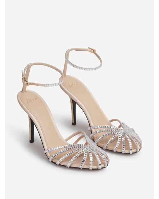ALEVI White Penelope Xtal Sandals