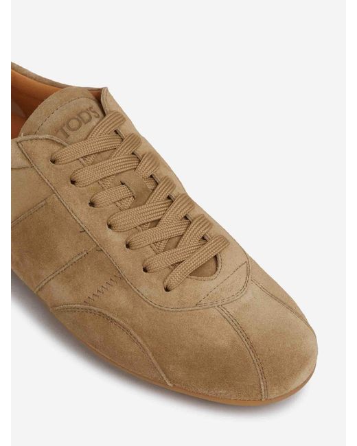 Tod's Natural Suede Sneakers for men