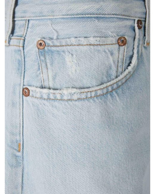 Agolde Blue 90's Crop Jeans