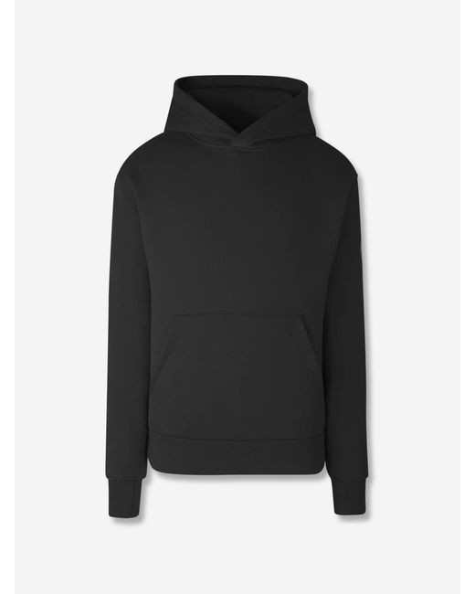 Sudadera Capucha Parche Canada Goose de hombre de color Black