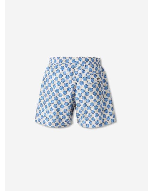 Santa Eulalia Blue Printed Swimsuit for men