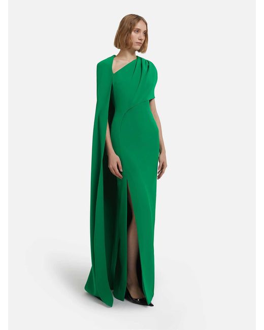 Safiyaa Green Contessa Maxi Dress