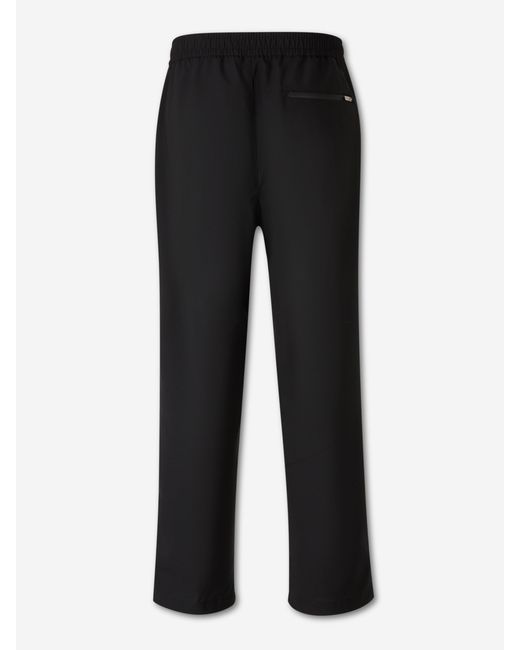 Laminar Black Wool Touch Trousers for men