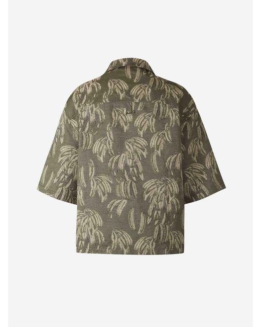 Jacquemus Hemd Mit Aloe-Print in Natural für Herren