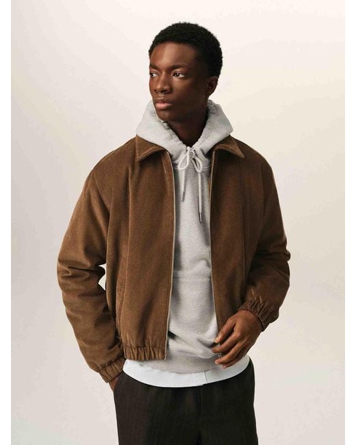 AMI Gefütterte Cordjacke in Brown für Herren