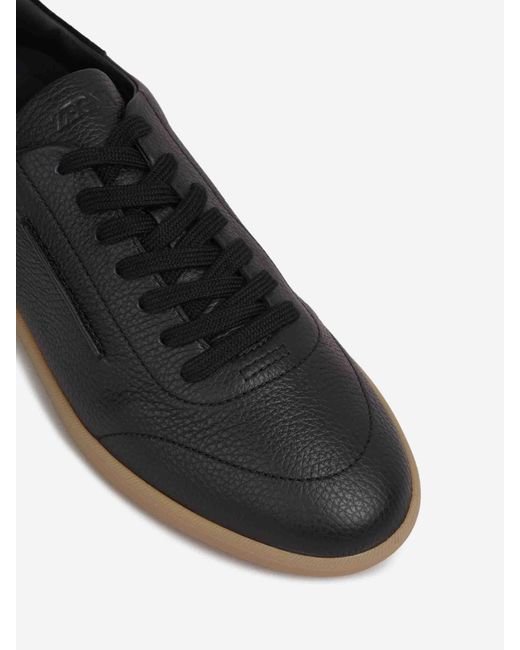Zapatillas Deportivas Piel Zegna de hombre de color Black