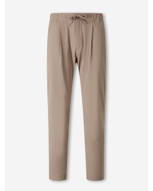 Herno Natural Technical Straight Leg Trousers for men