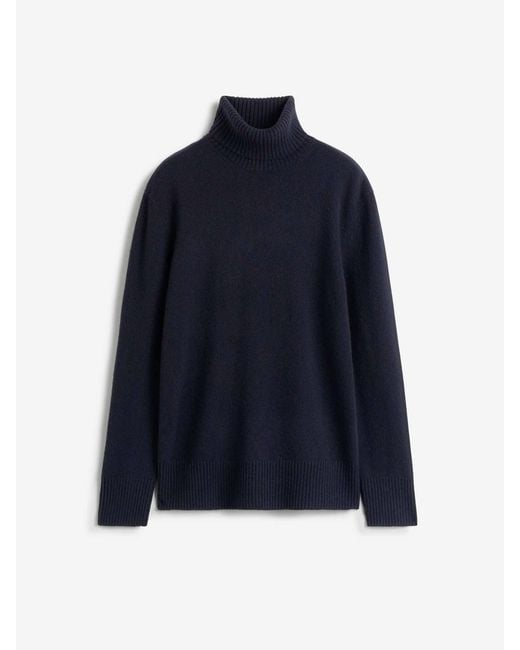 Maglione A Collo Alto di Totême  in Blue