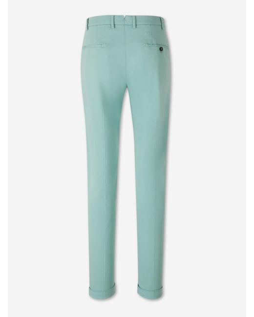 Santa Eulalia Green Straight Chino Trousers for men