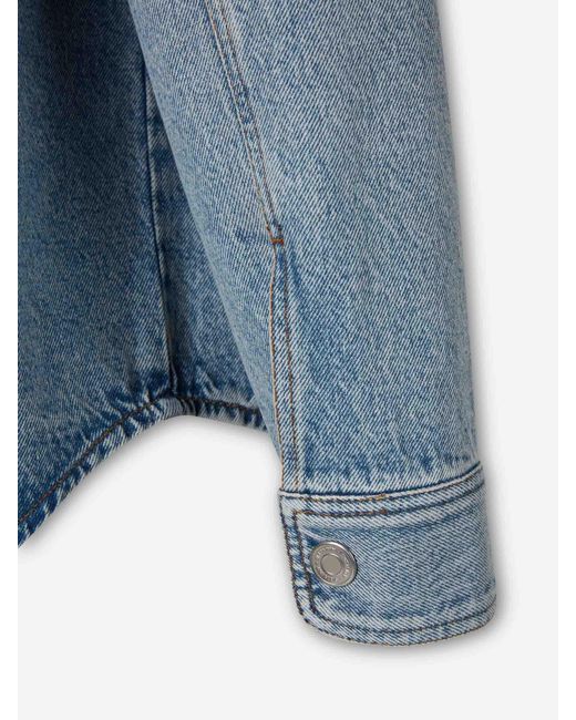 Sobrecamisa Denim AMI de hombre de color Blue