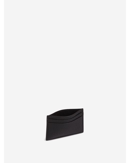 Tom Ford White Grained Leather Cardholder for men