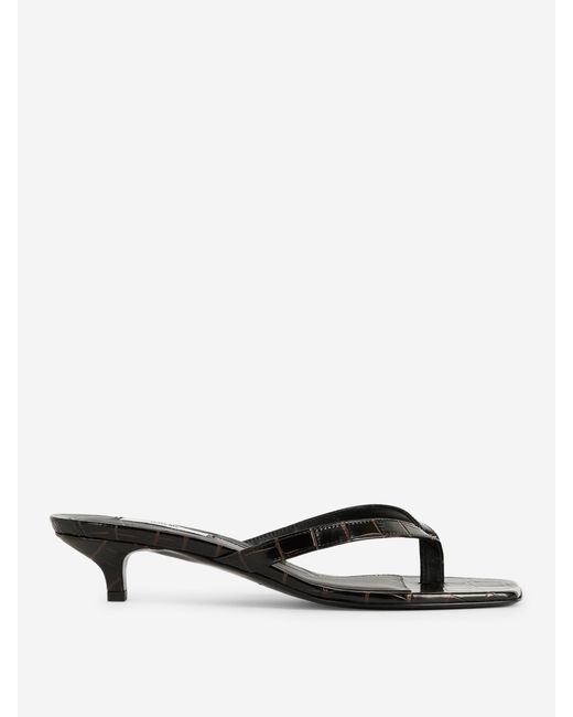 Totême White Leather Sandals