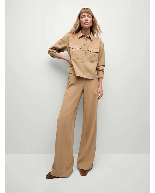 Blusa Colvin Botones Veronica Beard de color Natural