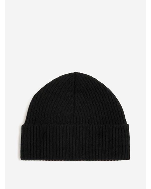 Cappello Di Lana di AMI in Black da Uomo