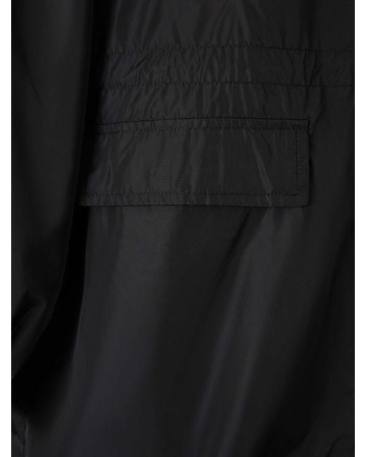 Ganni Black Long Technical Parka