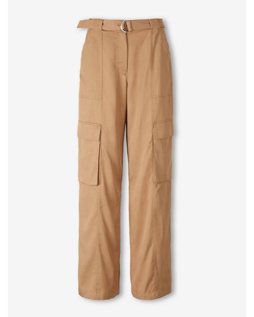 Jonathan Simkhai Natural Straight Cargo Pants